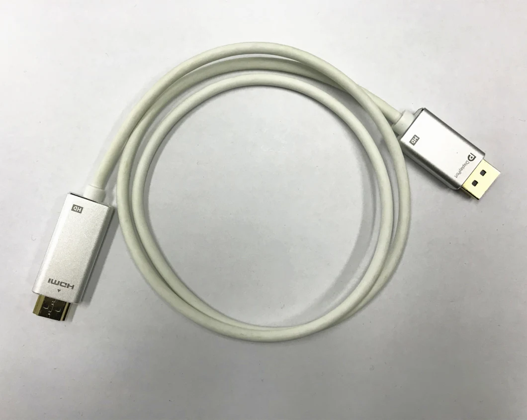 1.8m Gold Plated Displayport Male to HD Male Charging Cable