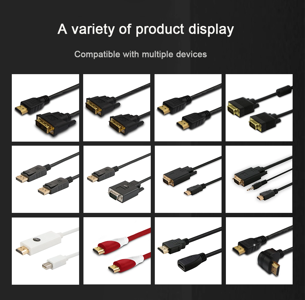 Manufacturer Factory Displayport (M) – HDMI (M) Cable, 1.5m Cl-56 for Sale