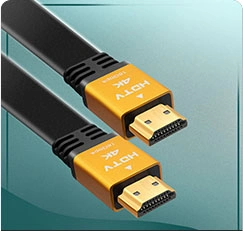 Cable HDMI chapado en oro de 30 cm, 0,3 m, 10 m, 15 m, 20 m, 30 m, 100 m, 1,4, 2,0, 2,1, 8K, 4K