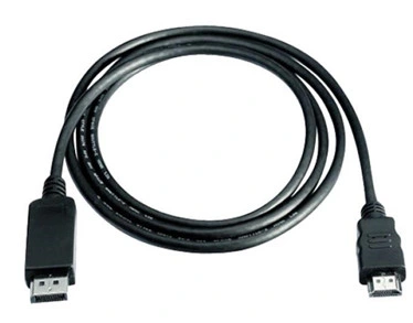 4K Displayport Macho a HDMI Cable macho, moldeado Dp a HDMI Cable Conecte su computadora a HDTV