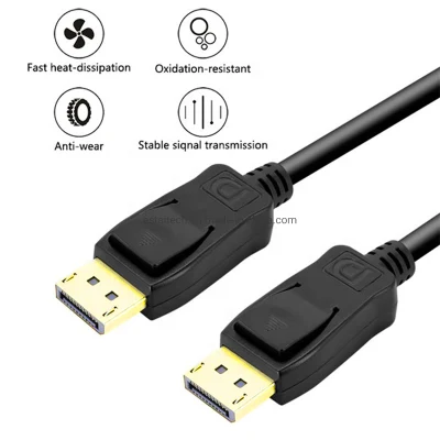 Displayport más vendido 32gpbs 120Hz 2m 3m 1.8m Macho 4K 1.2 15m Caja 25 a Cable Dp