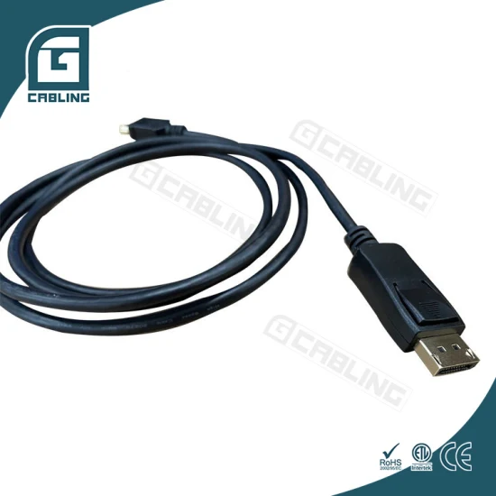 Gcabling alta calidad Durable 1 m 1,5 m 1,8 m 2 m adaptador macho-macho 24K chapado en oro Displayport Dp 1,4 a HDMI 2,1 Cable